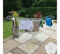JVL Winged Clothes Airer -18M in White | Size: 1 Pack JVL White 1 Pack
