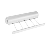 18Meter 5-Lines Washing Line, Laundry Line, Wall Mounted, Retractable, Garden Drying Rope, Heavy Duty Extendable Reel, Adjustable Clothes Airer, Suitable for Outdoor or Indoor Use