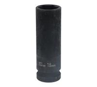 18mm 1/2" Drive Double Deep Metric MM Impact Socket 6 Sided Single Hex