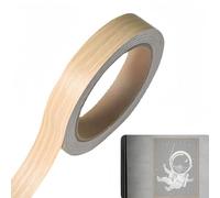 18mm*10m Natural-color Beech Wood Self-Adhesive Edge Tape for Furniture Banding,Pre-Glued Tape without Ironing,Wood Veneer Edging Strip,Trim Tape for DIY Restoration,Edge Tape for Home Repair Projects