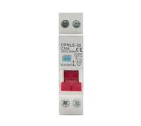 18MM 1P+N 230V 50/60Hz RCBO 6KA Residual Current Differential Automatic Circuit Breaker Over Leakage Protection 1Pcs(6 Years)