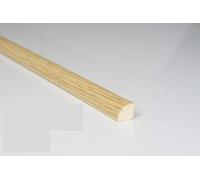 18mm - 2.5M uPVC Quadrant Trim Gap Filling Window Door Plastic Skirting Board TMW Profiles (Classic Oak)