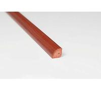 18mm - 2.5M uPVC Quadrant Trim Gap Filling Window Door Plastic Skirting Board TMW Profiles (Light Mahogany)