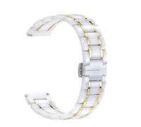 18mm 20mm 22mm 24mm Ceramics Watch Strap Stainless Steel Watchband Curved Lnterface Watch Strap(G,18mm)