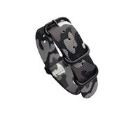 18mm/20mm/22mm/24mm Nylon Military Camouflage Watchbands NATO Strap Sport Breathable Watch Strap, C Black Buckle 22mm