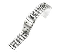18mm 20mm 22mm 24mm Quick Release Stainless Steel Watch Strap For Men Women Universal Metal Band(Silver,22mm)