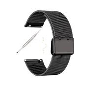 18mm 20mm 22mm 24mm Width Full Stainless Steel Watchband Wristwatch Universal Flat Head Watch Strap Accessories(Black goukou,24mm)