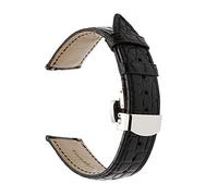18mm/20mm/22mm Genuine Alligator Watchband Quick Release Genuine Leather Watch Band Steel Butterfly Clasp Watch Strap Wrist Belt Bracelet