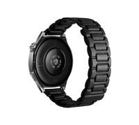 18mm 20mm 22mm Leather Watch Band Fit for Huawei Watch GT5 4 Pro 46mm 41mm/Galaxy 7 6 5 /Amazfit Active 2(Black,For Amazfit Active 2)
