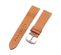 18mm/20mm/22mm Men Women Handmade Italian Genuine Leather Vintage Watch Strap for Mechanical Watches