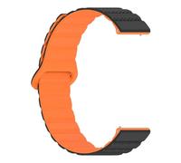 18mm/20mm/22mm Smart Watch Strong Clasp Silicone Strap Sport Strap Wristband Multiple Color Choices, 20mm, K