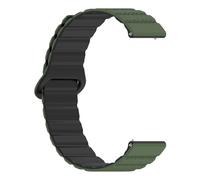 18mm/20mm/22mm Smart Watch Strong Clasp Silicone Strap Sport Strap Wristband Multiple Color Choices, k