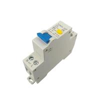 18MM 230V 50/60Hz 1P+N 6KA Residual current differential automatic Circuit breaker with over current Leakage protection(16a)