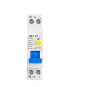 18MM 230V 50/60Hz RCBO 1P+N 6KA Residual Current Differential Circuit Breaker Over Current Leakage Protection(6A)