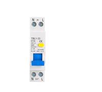 18MM 230V 50/60Hz RCBO 1P+N 6KA Residual Differential Automatic Circuit Breaker Over Current Leakage Protection CZAOINCU(16A)
