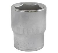 18mm 3/8" Drive Shallow Metric Socket Single Hex / 6 Sided Bergen