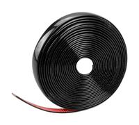 18MM×5M Chrome Strip, GLADFRESIT Self Adhesive Car Edge Protection Strip, Automotive Protector Strip Trim for Door Window Edge (Black)