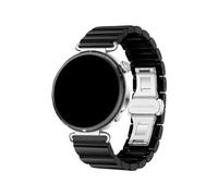 18mm Ceramic+Metal Strap For Huawei Watch 5 GT5Pro 42mm GT6 41mm Band Bracelet For Huawei GT5 GT4 Replace Wristband Accessories(Black A,For GT5 41mm)