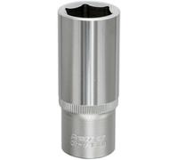 18mm Deep Drive Socket - Chrome Vanadium Forged Steel - 3/8" Square Drive