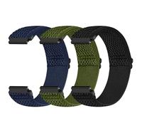 18mm Elastic Nylon Sport Watch Strap Compatible with Garmin Venu 4 41mm/3S 41mm/Venu 2S/Vivoactive 4S/Vivomove 3S/Active S/Forerunner 265S(42mm)/255S/Fossil Women's Gen 6 42mm/5E 42mm for Women Men