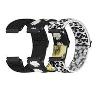 18mm Elastic Nylon Sport Watch Strap Compatible with Garmin Venu 4 41mm/3S 41mm/Venu 2S/Vivoactive 4S/Vivomove 3S/Active S/Forerunner 265S(42mm)/255S/Fossil Women's Gen 6 42mm/5E 42mm for Women Men