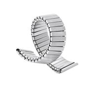 18mm Elastic Stainless Steel Watch Band Unisex Metal Watch Strap(L_18MM)