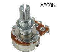 18mm Guitar Potentiometer 250K 500K Ohm Volume or Tone Control for Electric Guitar Bass A250 B250 A500 B500K Split Knurled Shaft with Washer and Nut
