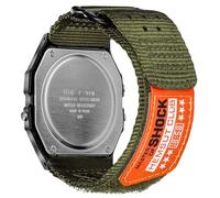 18mm Hook And Loop Watch Band Strap for Casio DW-H5600(Not DW-5600) GM-H5600(Not GM-5600) DW-291 DW-290 F-91W AE-1000W AE-1100W AE-1200 AE-1300 AE-1500WH, Rugged Nylon Sports Replacement Strap