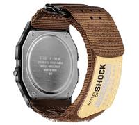 18mm Hook And Loop Watch Band Strap for Casio F-91W F-94W F-105W F-84W F-108WH W-218H W-S210 W-735H,Rugged Nylon Sports Replacement Strap