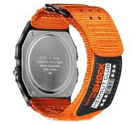 18mm Hook And Loop Watch Band Strap for Casio F-91W W-59 W-215 W-216H W-217 W-218H W-219H W-S210 W-735H,Rugged Nylon Sports Replacement Strap