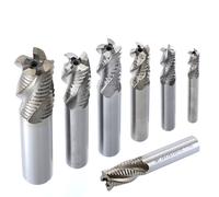 (18mm) M6-M20 Wave Milling Cutter 4 Flutes 6-20mm HSS-AL Wave Rough End Mill