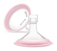 18mm Maymom MyFit Shields, Pano Series; Compatible with Medela Breast Pump- PersonalFit, Freestyle, Harmony, Maxi, Freestyle Flex Connector; Connect to Maymom Widemouth/Narrow Connector, 2pcs
