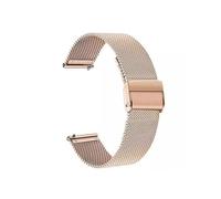 18mm Miranis Stainless Steel Strap Fit For Huawei Watch GT4 41mm/Garmin Venu 3S 2S/Vivoactive 4S 255S 265S(Rose gold,For Vivoactive 4S 3S)