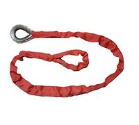 18mm Nylon Rope Mooring Strop With Polyester Anti Caffe Wear Sleeve - Choose Length - Galvanised Thimble - Warp - Mooring Rope (2 Metres Long)