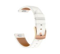 18mm Quick Button Leather Strap For Huawei Watch GT6 GT5 GT4 41mm GT5pro 42mm Women's Replacement Wristband Bracelet Accessories(White,For GT5Pro 42mm)