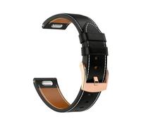 18mm Quick Button Leather Strap For Huawei Watch GT6 GT5 GT4 41mm GT5pro 42mm Women's Replacement Wristband Bracelet(Black,18mm)