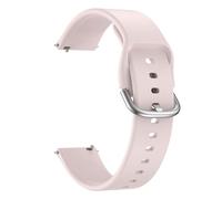 18mm Quick Release Watch Strap for Garmin Vivoactive 4S/ Vivomove 3S/ Venu 3S/ Venu 2S, Strap Sport Breathable Silicone Replacement Wristband for Forerunner 255S/255S Music/265S (Light Pink)
