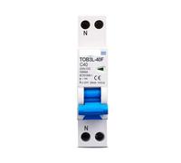 18mm RCBO 1P+N 10KA Residual current differential automatic Circuit breaker with over current Leakage protection AC type 230V BIANMTSW(6A)
