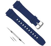 18mm Replacement Rubber Resin Watchband for Casio F-108 AE-1000W AE-1200 AE-1300 W-216 W218H W-219H W735H W800H SGW-300H, Soft PU Watch Strap for Casio Watch Strap