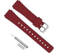 18mm Replacement Watch Band for Casio F-91W/F-84/F-94/F-105/A158/A168, Soft PU Watch Strap for Casio Men's Watch Bands