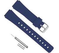 18mm Replacement Watch Band for Casio F-91W/F-84/F-94/F-105/A158/A168, Soft PU Watch Strap for Casio Men's Watch Bands