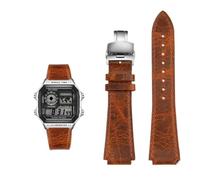 18MM Retro Cowhide quick release Watchband fit for Casio G-Shock A158/A158W/A168/f91w/AE-1200/A159/A169/AE1300