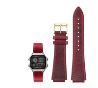 18MM Retro Genuine Leather Convex Mouth Watchband Fit for Casio AE1200 AE1300 A158W/A168 W-216H