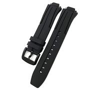 18mm Rubber Silicone Waterproof Watch Band Strap for Tissot T111417 Wrist Bracelet Quartz Watch Men Women's Sports Accessories (Color : Black Black Black, Size : 18mm)