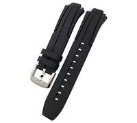 18mm Rubber Silicone Waterproof Watch Band Strap for Tissot T111417 Wrist Bracelet Quartz Watch Men Women's Sports Accessories (Color : Black Black Black, Size : 18mm)