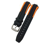18mm Rubber Silicone Waterproof Watch Band Strap for Tissot T111417 Wrist Bracelet Quartz Watch Men Women's Sports Accessories (Color : Black Black Black, Size : 18mm)