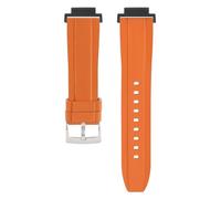 18mm Rubber Watch bands Strap Fluororubber Quick Release Compatible with For Casio DW-H5600 AQ-S810W AQ-S800W SGW-400H SGW-500H MRW-200H AE-1000W AE-1300 AE-1200 AE-1500 (black orange)