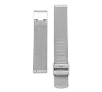 18mm Screwing Stainless Steel Watch Strap Replacement for Skagen (Silver)
