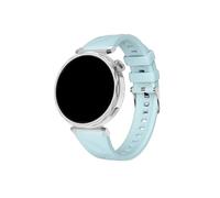 18mm Silicone Soft Watch Band Fit for Huawei Watch GT5 4 Pro 42mm 41mm Luxury Unisex Bracelet Sport Strap(Light blue,18mm)