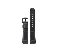 18mm Silicone Watch Band Fit for Casio AQ-S810W/S800W AE-1000W AE1200 SGW-400H/300H/500H W-735H W-216H MRW-200(Black-Black B)